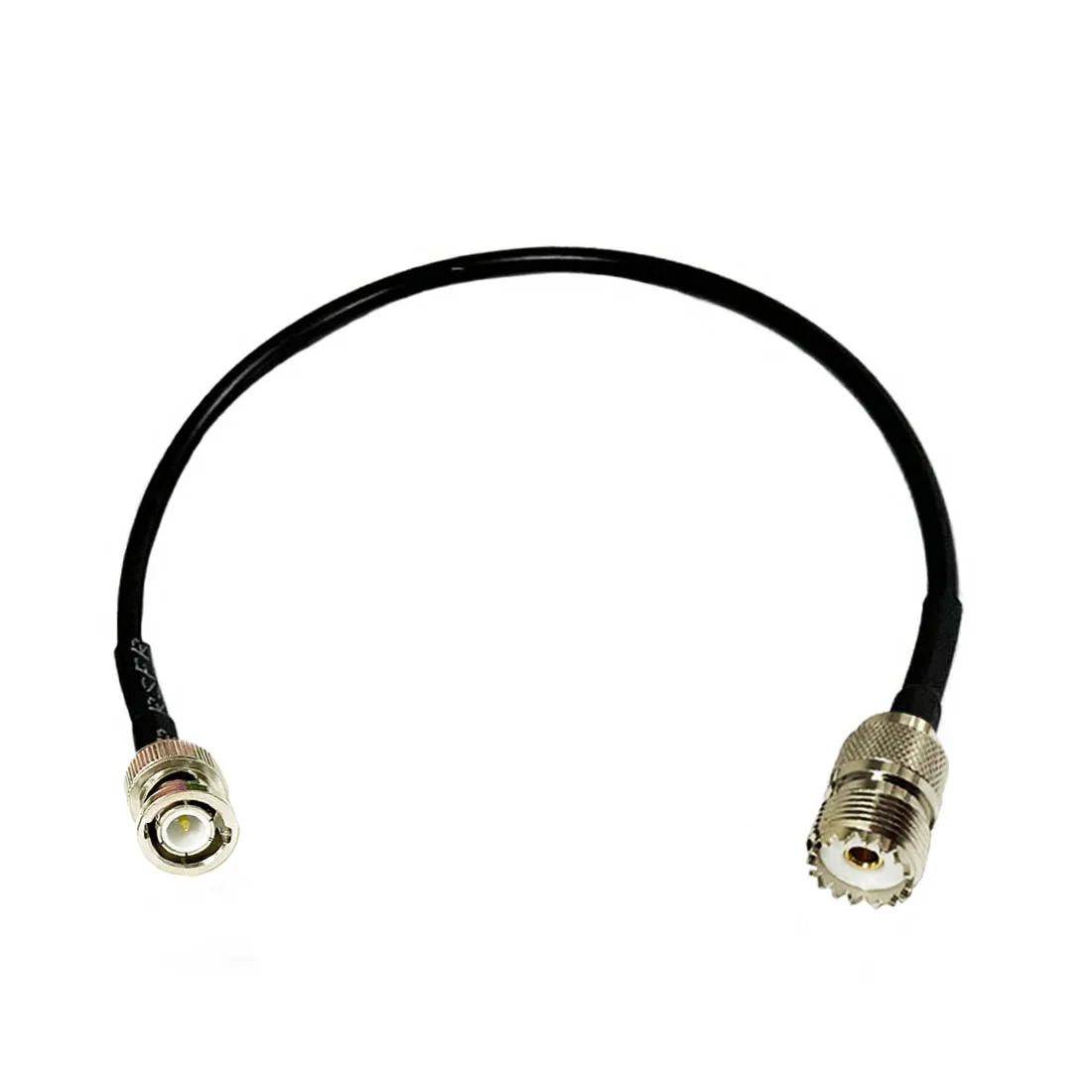 RF Coaxial Cable RG174 BNC Male to UHF Female SO239 Pigtail Adapter 20cm 8\