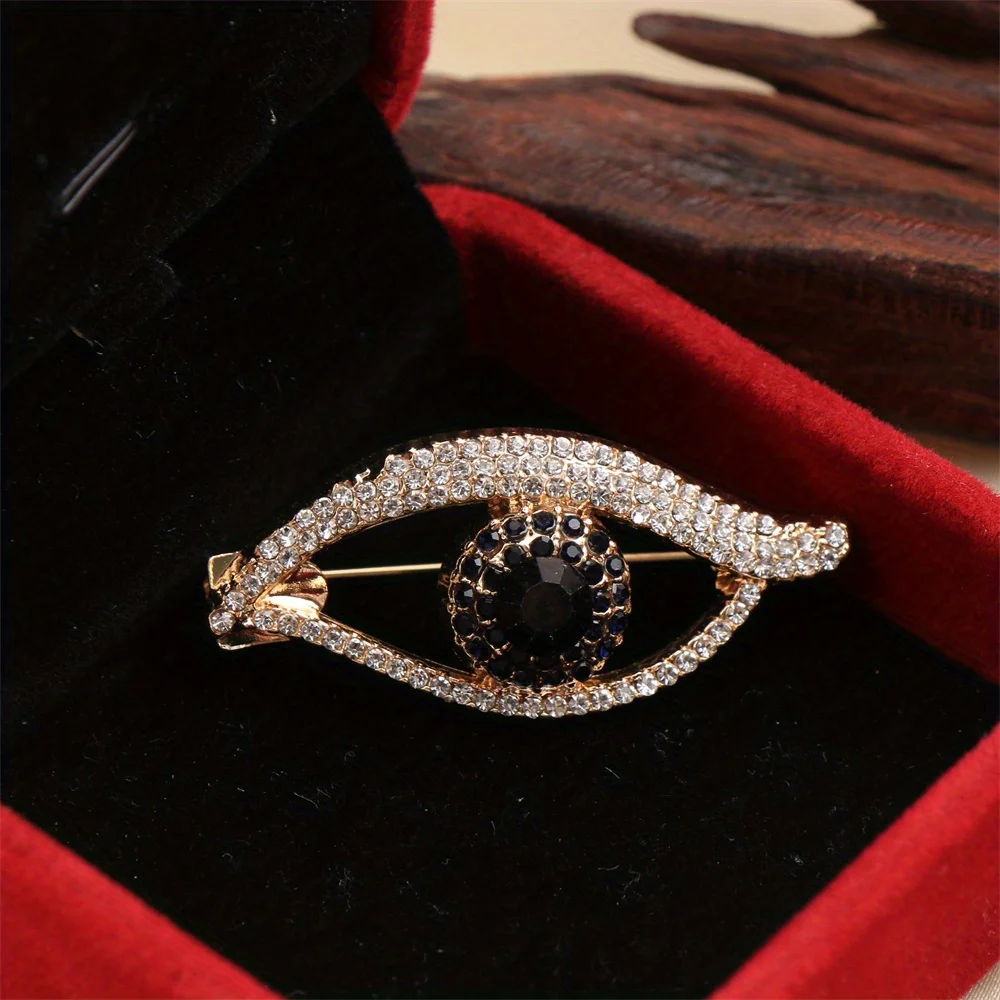 Barocke Luxus schöne große Augen Design Herren Damen Brosche Pins, Schmuck Accessoires, Hochzeit Urlaub Party PaarSurpriseGeschenk