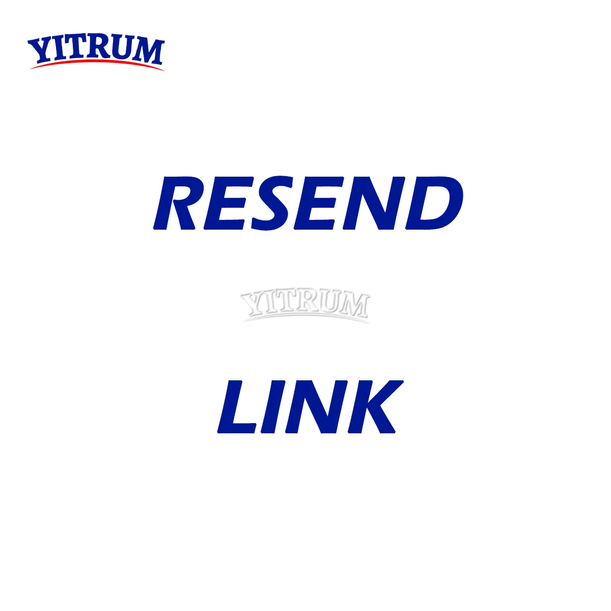 Resend link don`t place order with it