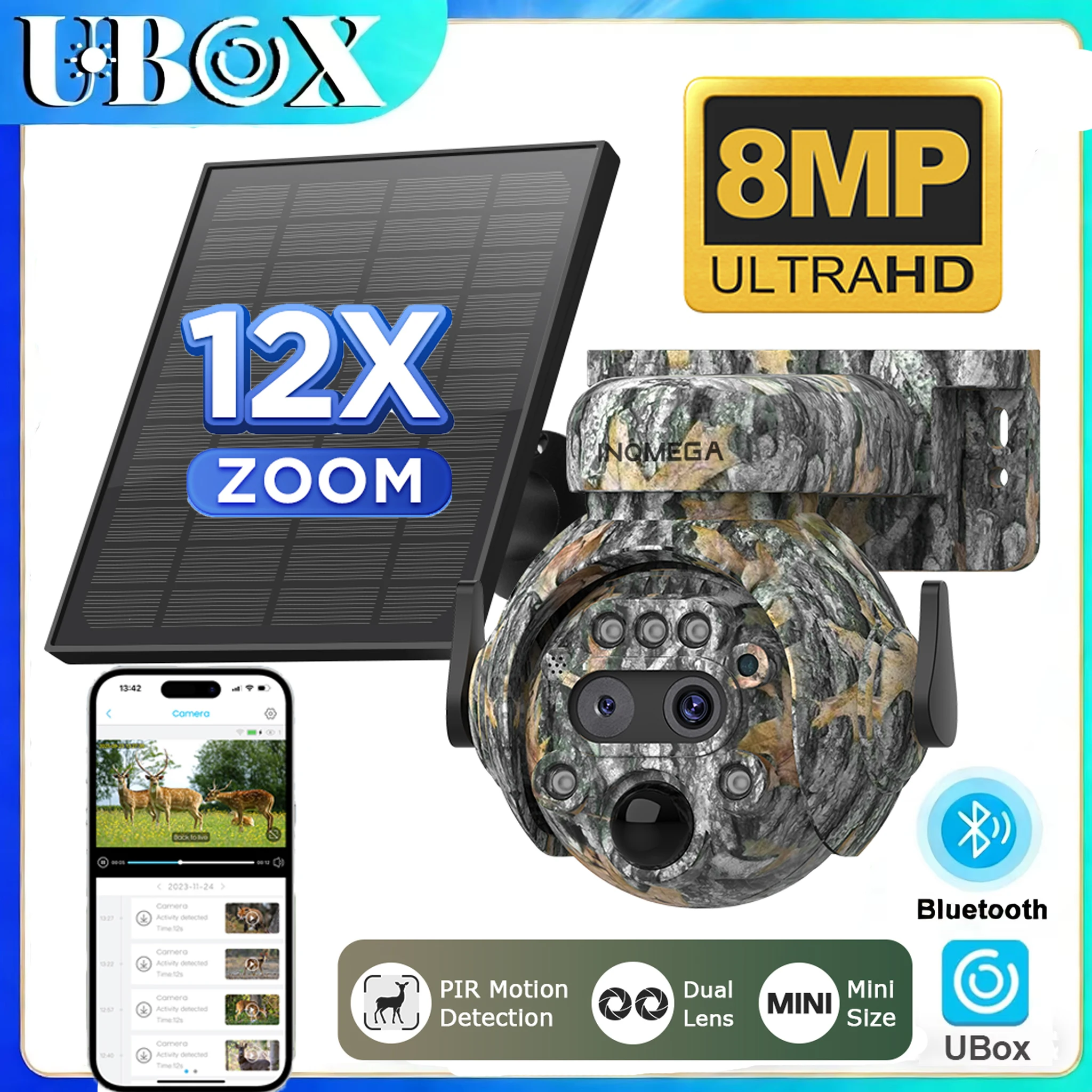 INQMEGA 4K 4G SIM Solar Securi - Outdoor Hunting Camera Wifi review and price