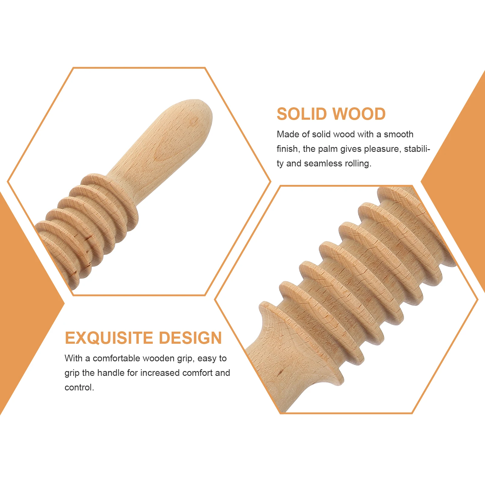 

1pc Wooden Rolling Pin Dough Roller For Kitchen Baking Tool Pastry Pizza Noodle Maker Spaghetti Cutter Lattice Dough Rolling