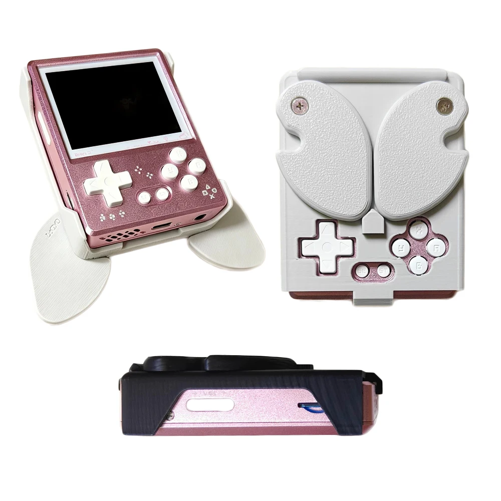 For GKD Pixel2 Controller Grip Fit for Handheld Game Console, 3D Printed Ergonomic Retractable Hidden Handle Full Access Design