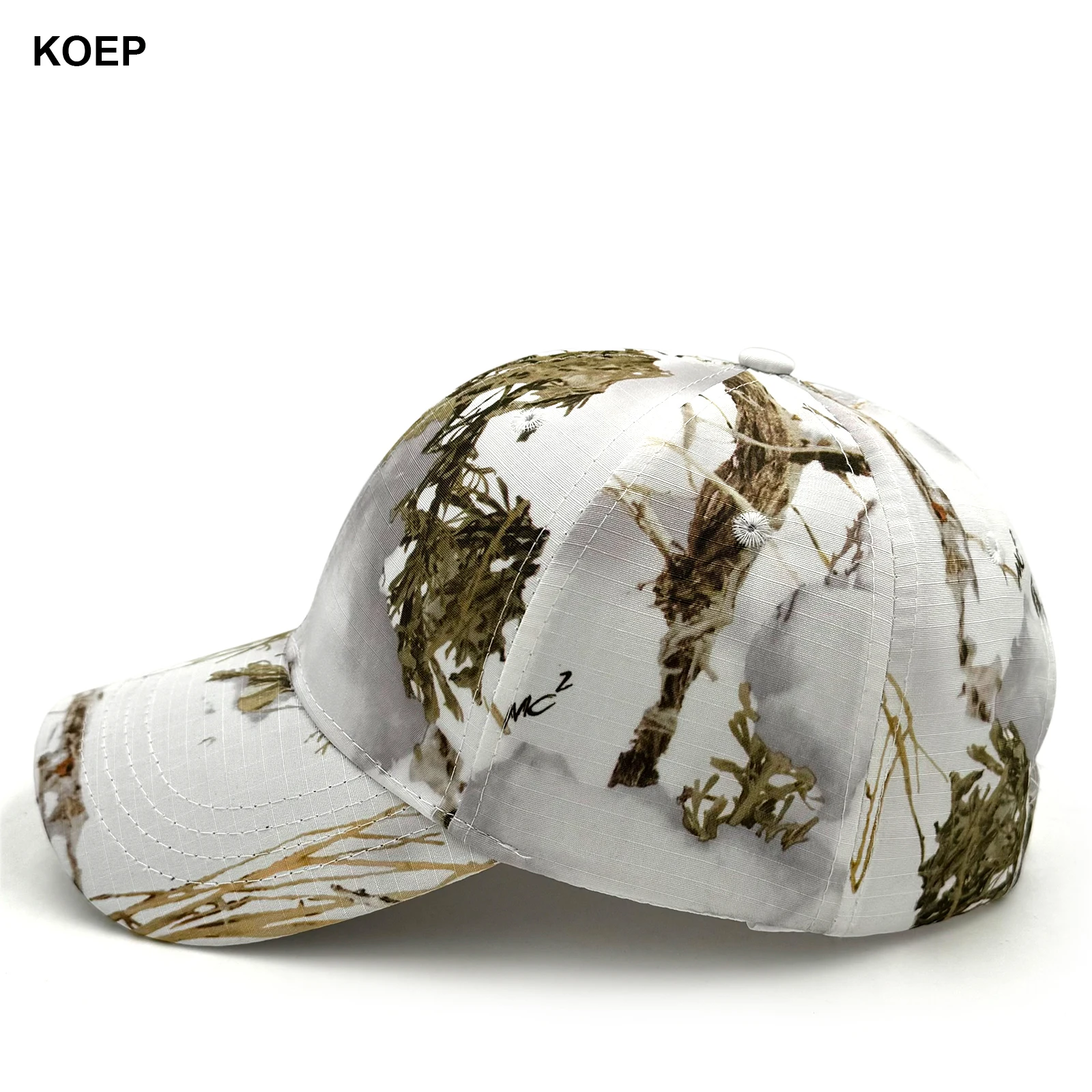 KOEP Outdoor Fishing White CAMO Caps Jungle Baseball Cap Hunting Hat Snow Camouflage Dad Snapback Hats Pine Cypress Camouflage