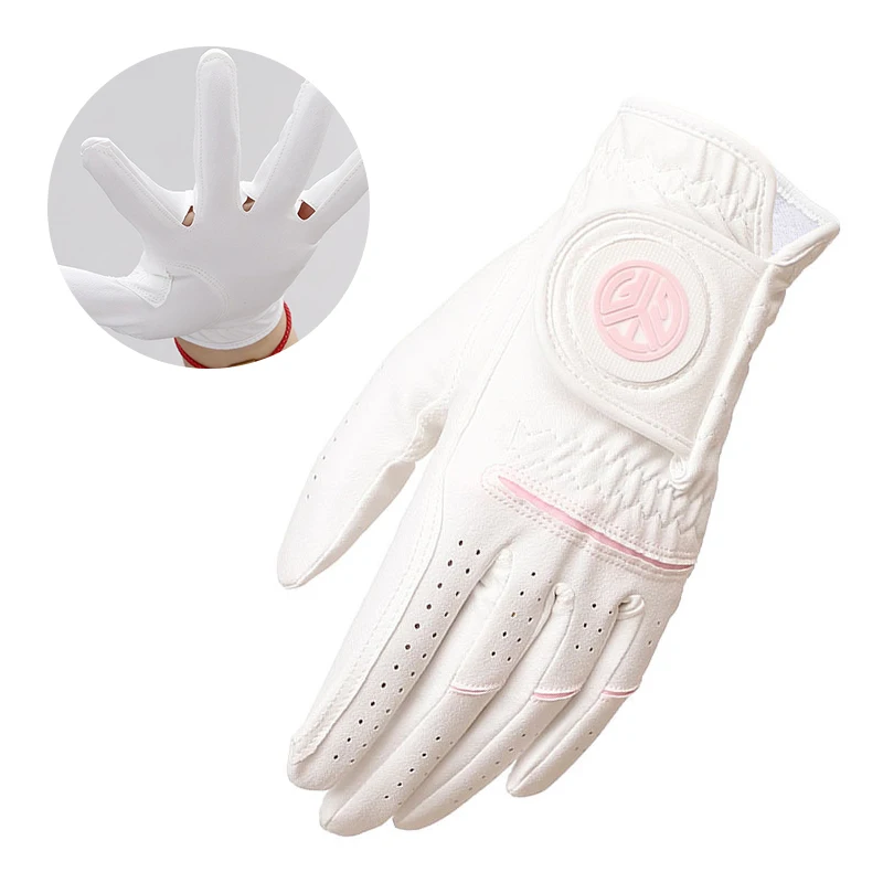 

Women's Golf & Cycling Gloves Pair, Nano Microfiber Breathable Lightweight Anti-Slip for Golf & Riding