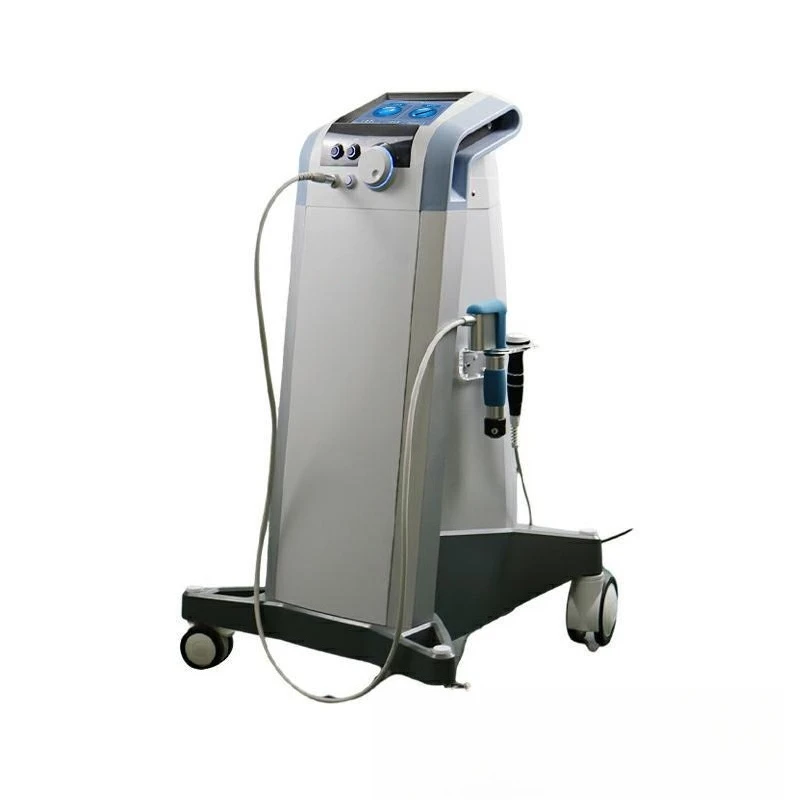 

Pneumatic shock wave physiotherapy instrument for divergent orthopedics