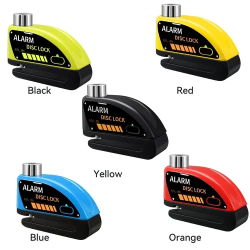 Imagen 2 del producto Extractme-cerradura de freno de disco con alarma para motocicleta, candado de seguridad para rueda de Moto, resistente al agua, 110dB, alarma antirrobo fuerte para Motocicleta