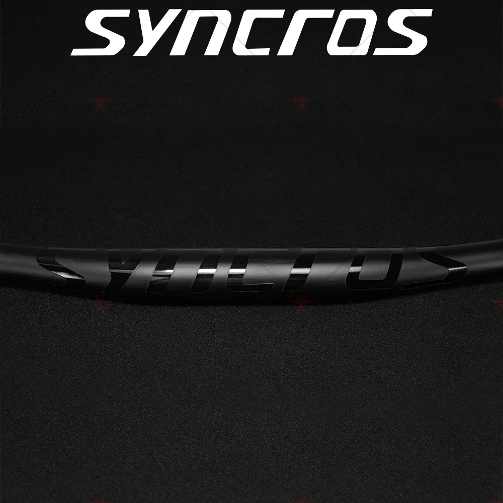 Syncros Custom Matte Full Carbon Fiber Mountain/BMX Bike Handlebar Flat/Rise/9 Degree Carbon MTB Bicycle Parts