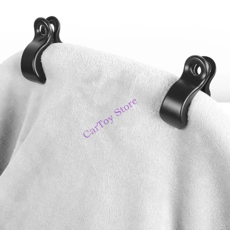

634F 4x Car for Seat Cover Clips Nursing Cover, Pram Toy Holder, Blanket Clamp
