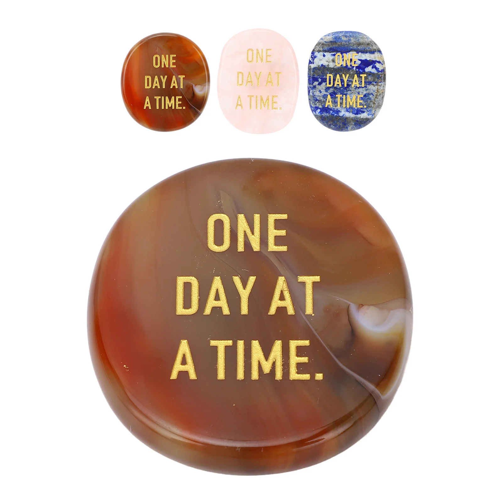 Thumb Worry Stone Give Strength Worry Stone Motivational  Positive Mindset Portable Enhance Confidence for Daily Life