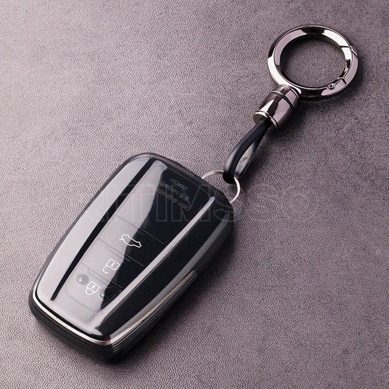 Fashion TPU Car Remote Key Cover Case Shell For Toyota Camry RAV4 Prius CHR C-HR Avalon Corolla Land Cruiser Prado Accessories