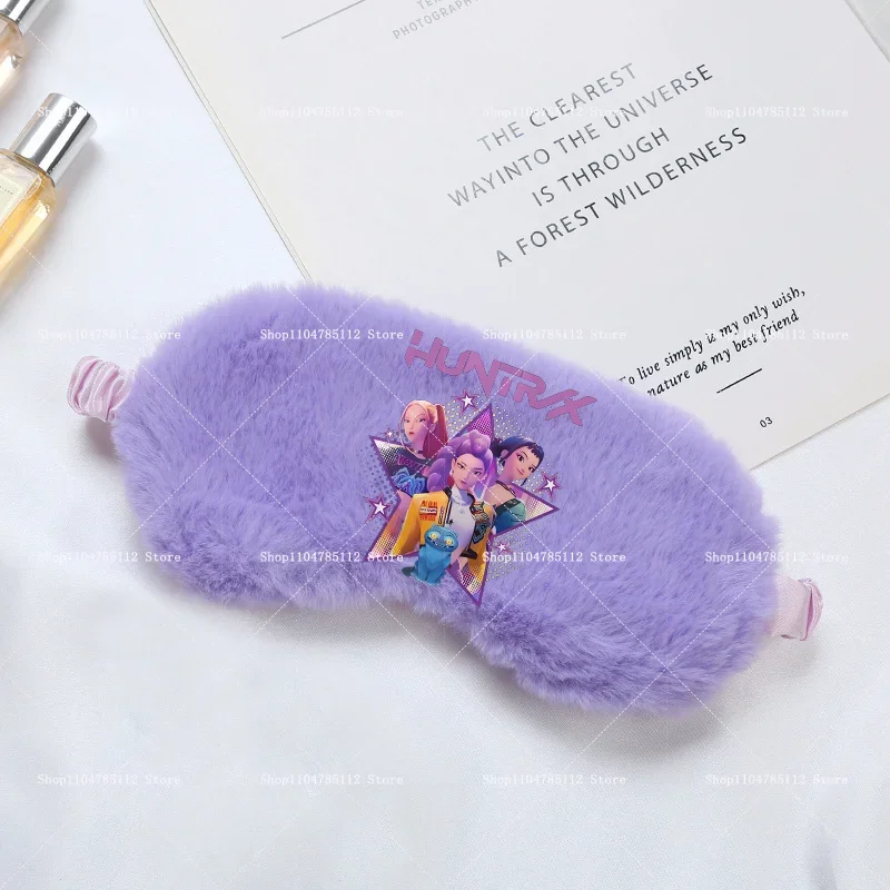 

KPop Demon Hunters Blindfold Kawaii Cartoon Anime Children Travel Home Eyes Soft Relax Eyeshade Boys & Girls Patch Birthday Gift
