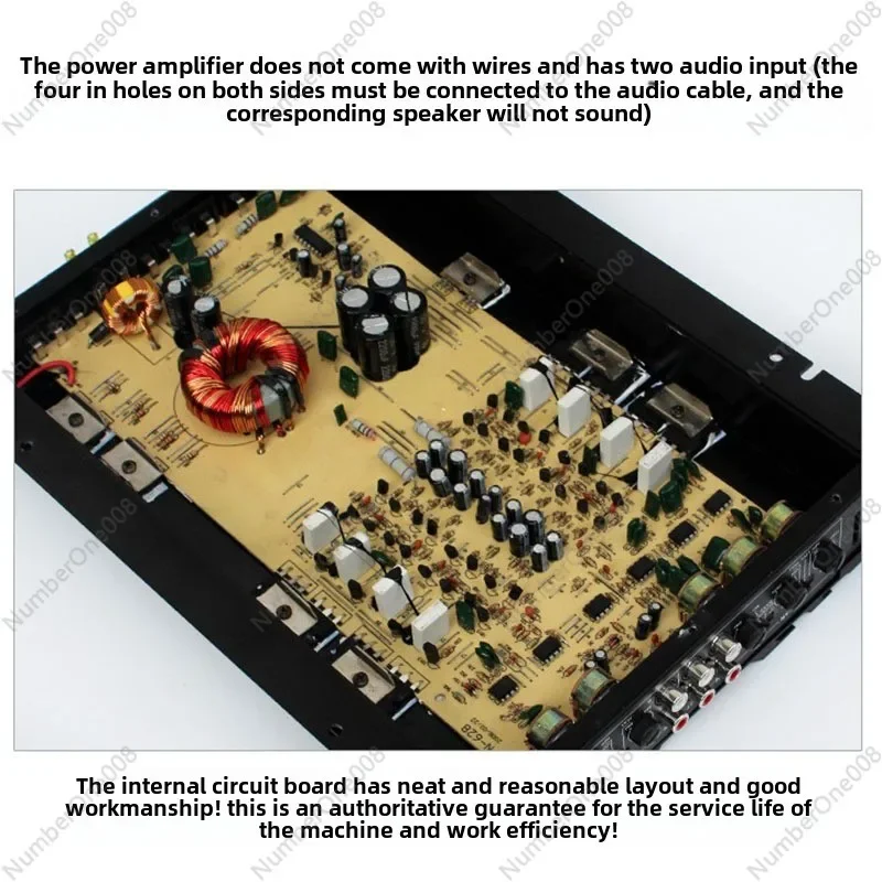 سيارة مكبر كهربائي عالية الطاقة سيارة مضخم الصوت C-266 مكبر كهربائي دفع مضخم الصوت مجموعة المتكلم