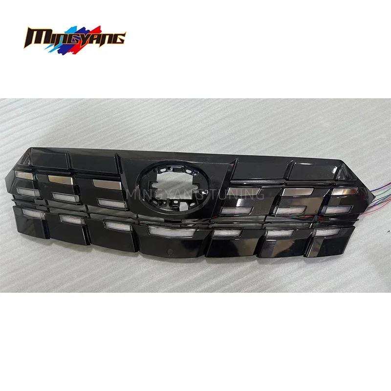 

Factory Hot Selling 2024 Alphard Modellista ABS Plastics Chrome Car Grills for Alphard 40 Series Grille With Led Lights