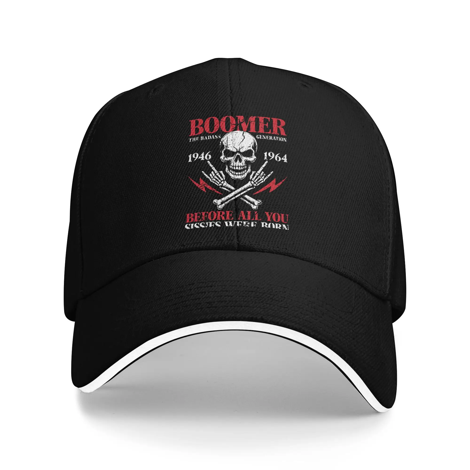 Boomer Generation Badass Before  Sun Baseball Cap Summer Men Women  Design  Hat Sun-Proof Stylish Hiking Fishing Baseball Caps