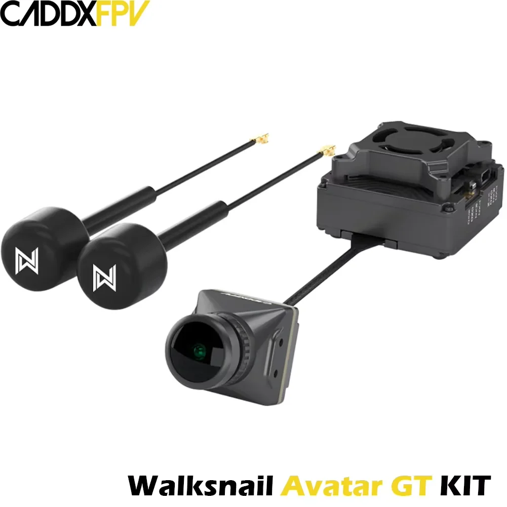 Caddx Walksnail Avatar GT KIT Max 2W VTX Gyroflow Dual Antennas Night Vision 1080P 100fps Long Range