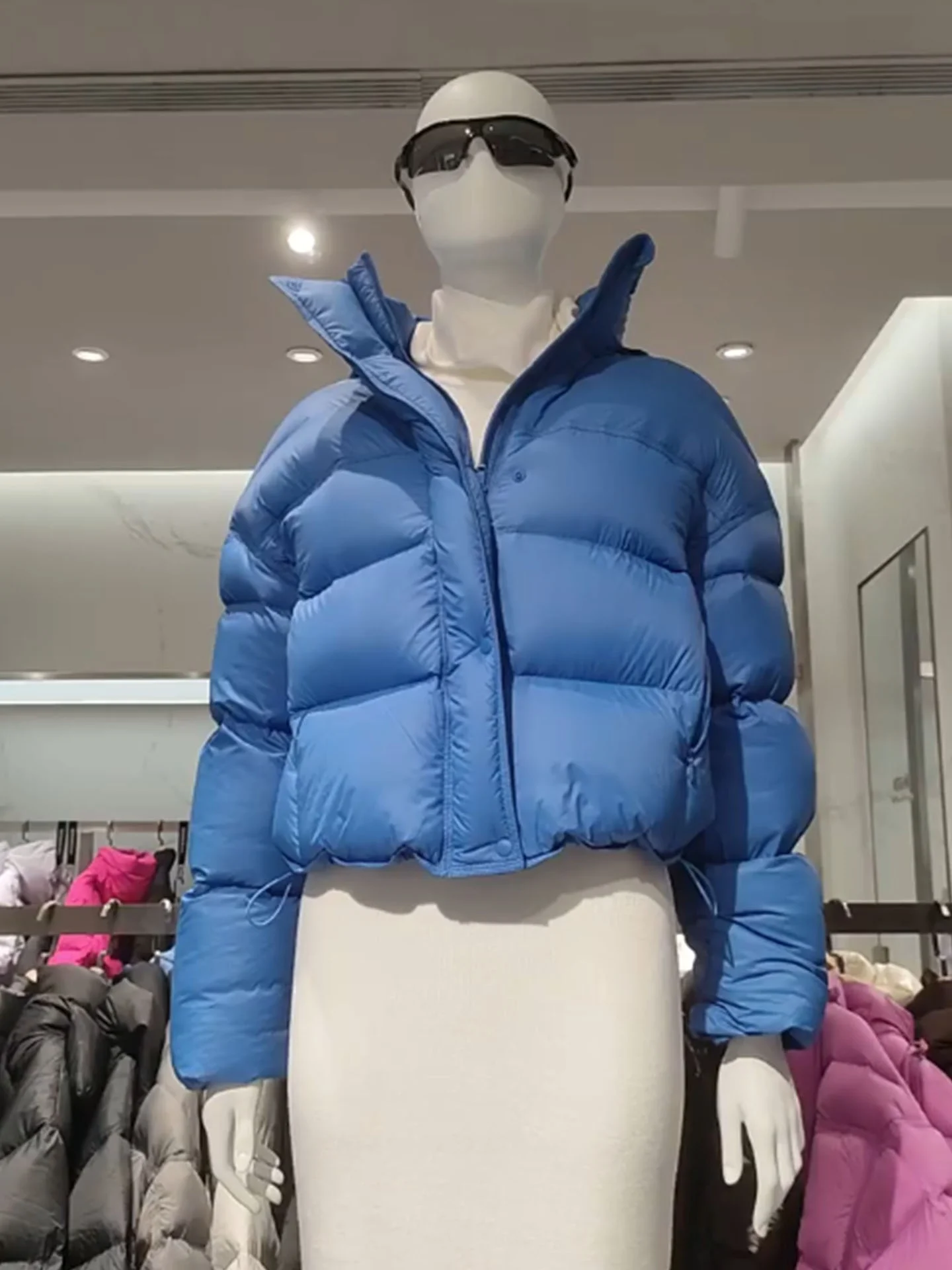 

Уникальная женская пуховая куртка или фиолетового цвета в Корейском стиле, зима 202, новинка Faion, высококачественная верхняя одежда небольшого размера Feeling Thi