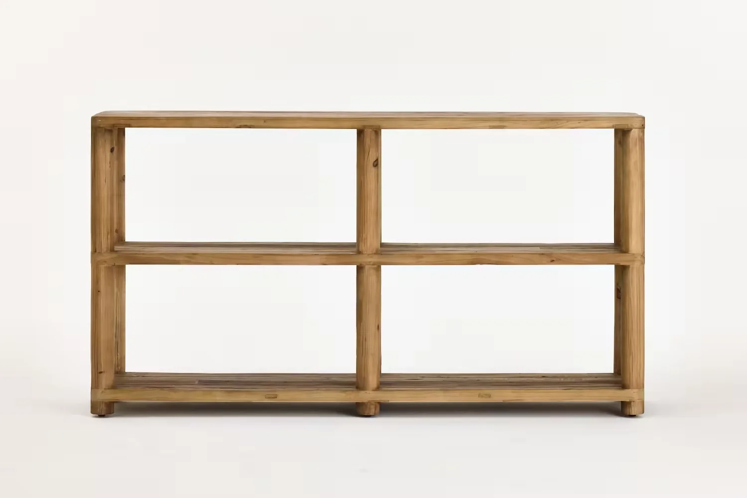 Wabi-sabi Style Pine Side Table, Handcrafted Wooden Furniture Complementing Minimalist Wabi-sabi Interior Design