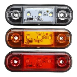 12v / 24v Led Side Marker Lights for Trailer Trucks Caravan Side Clearance Marker Light Lamp Led Lorry Amber Red White 9-30V