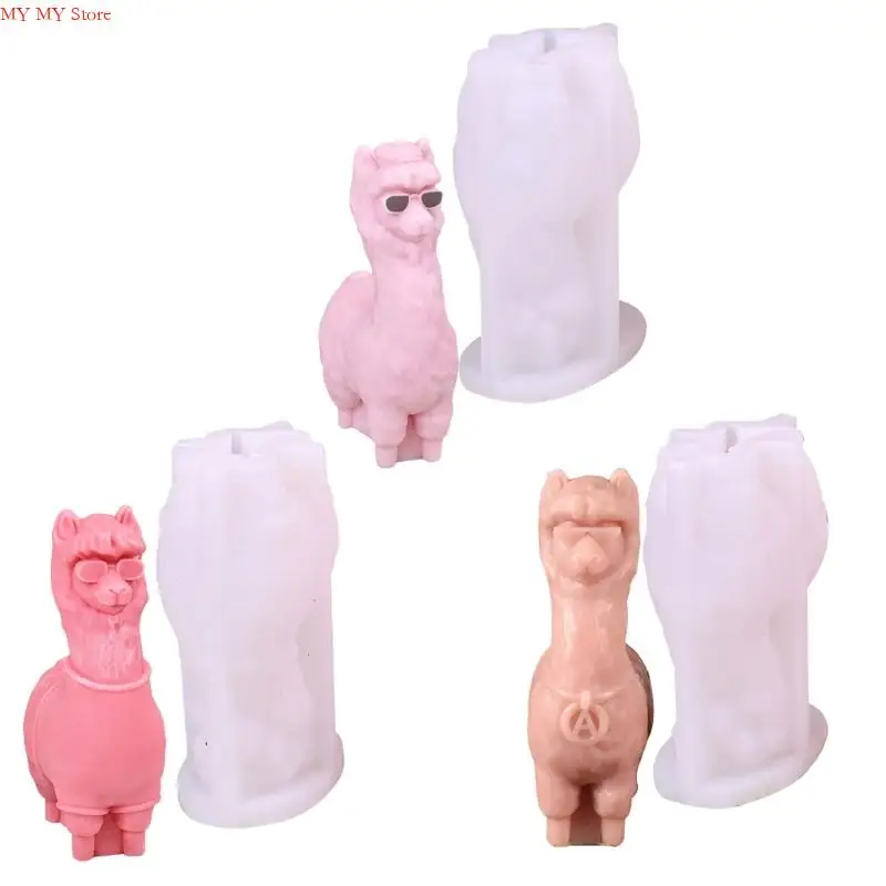 

Alpacas Molds Animal Shaped Silicone Mould Chocolate Molds Baking Molds Soap Molds Casting Molds for Home Decorations