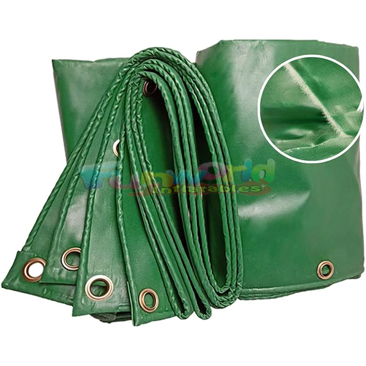 Pvc Coated Car Waterproof Sunscreen Camping Sun Rain Tarpaulin Truck Flower Protective Cover for Boat Bounce House
