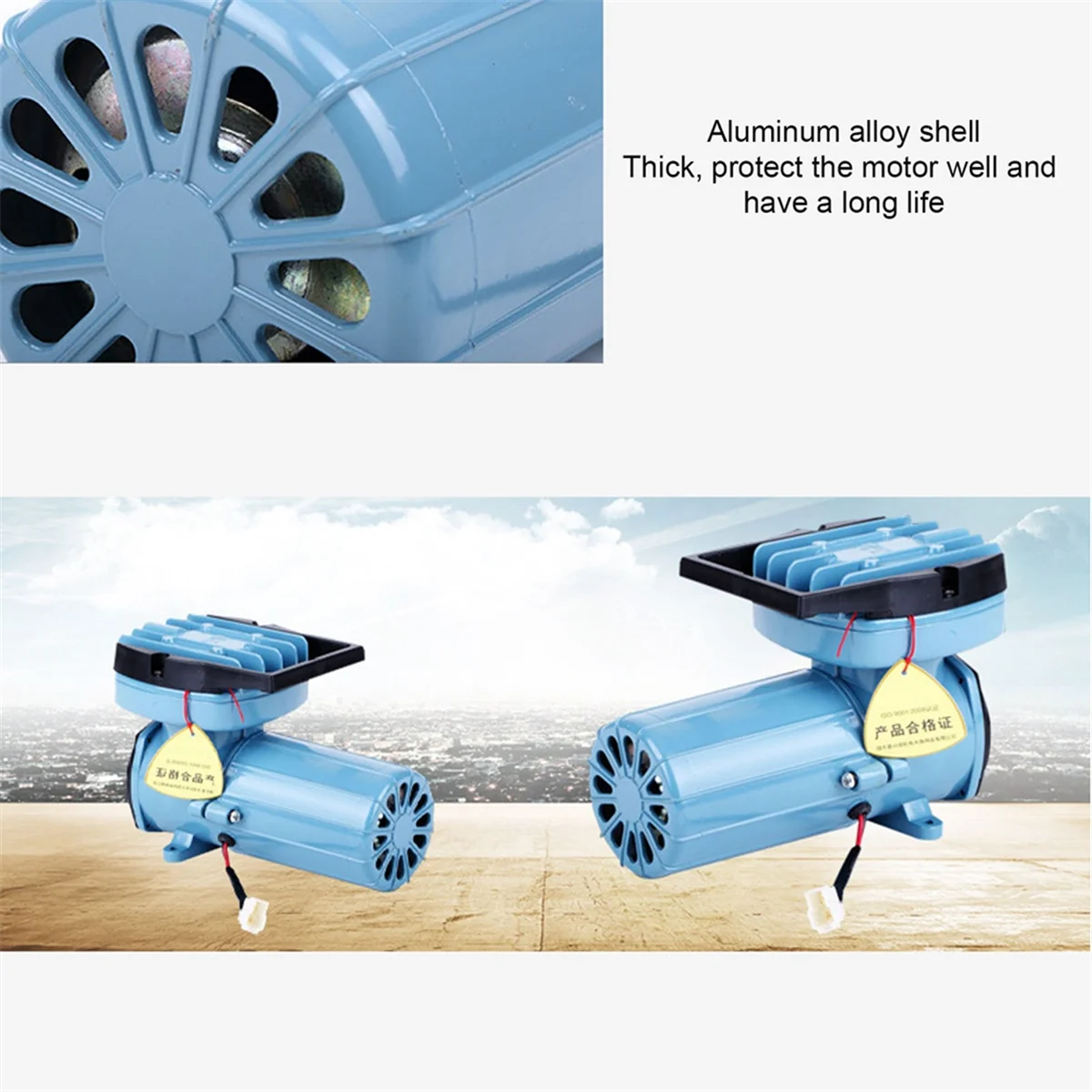 SSR DC 12V 18W Oxygen Pump Aquarium Air Aeration Pump for Aquaculture Fish Tank Hydroponic System Fish Tank Accessory