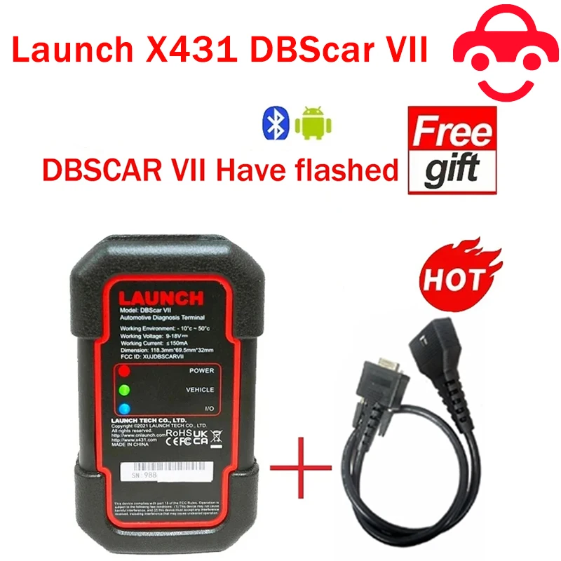 

Launch DBScar VII Doip x431 dbscar7 CAN FD 4 в 1 версия поддержка 1 год автомобиля EV HD Immo Haynes Soft Launch X431 Pro PK Dbscar5