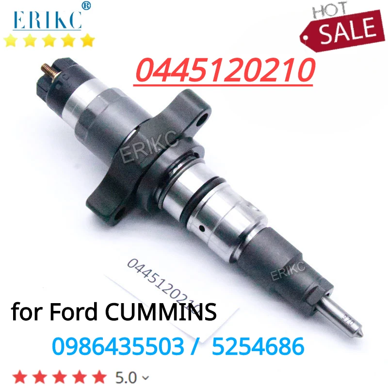 

0445120210 Diese Fuell Injector 0 445 120 210 Injection Nozzle 044 120 210 Auto Part 0986435503 for Ford CUMMINS 5254686