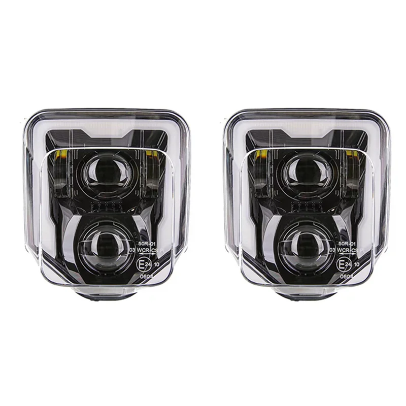 

Hot Selling-2X Motorcycle Headlight For 125 250 300 501 701 250I 300I FE250 FE350 Dirt Bike Enduro LED Light,2X Motorc