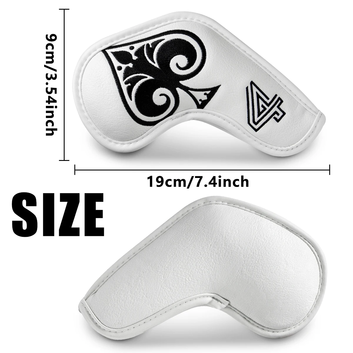 New Spade Golf Iron Head Covers Iron Headovers Wedges Covers 4-9 ASPX 10pcs Golf Head Cover