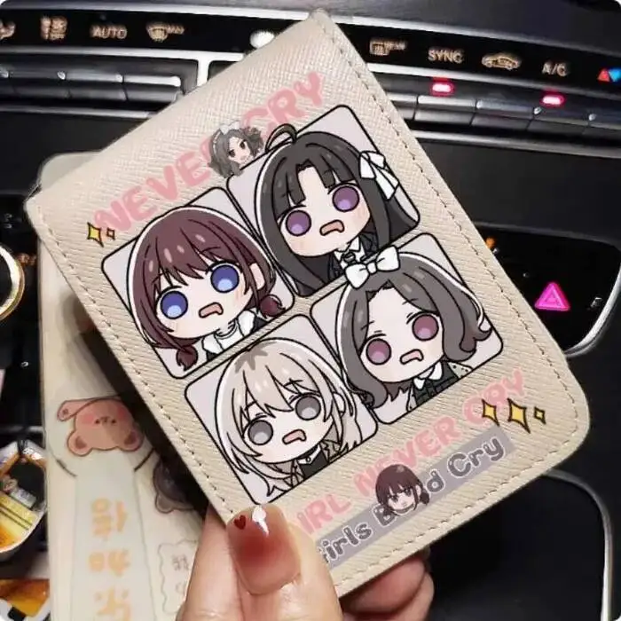 

GIRLS BAND CRY Fashion Wallet PU Purse Card Cash Holder Bag Cosplay Gift B2250 Anime