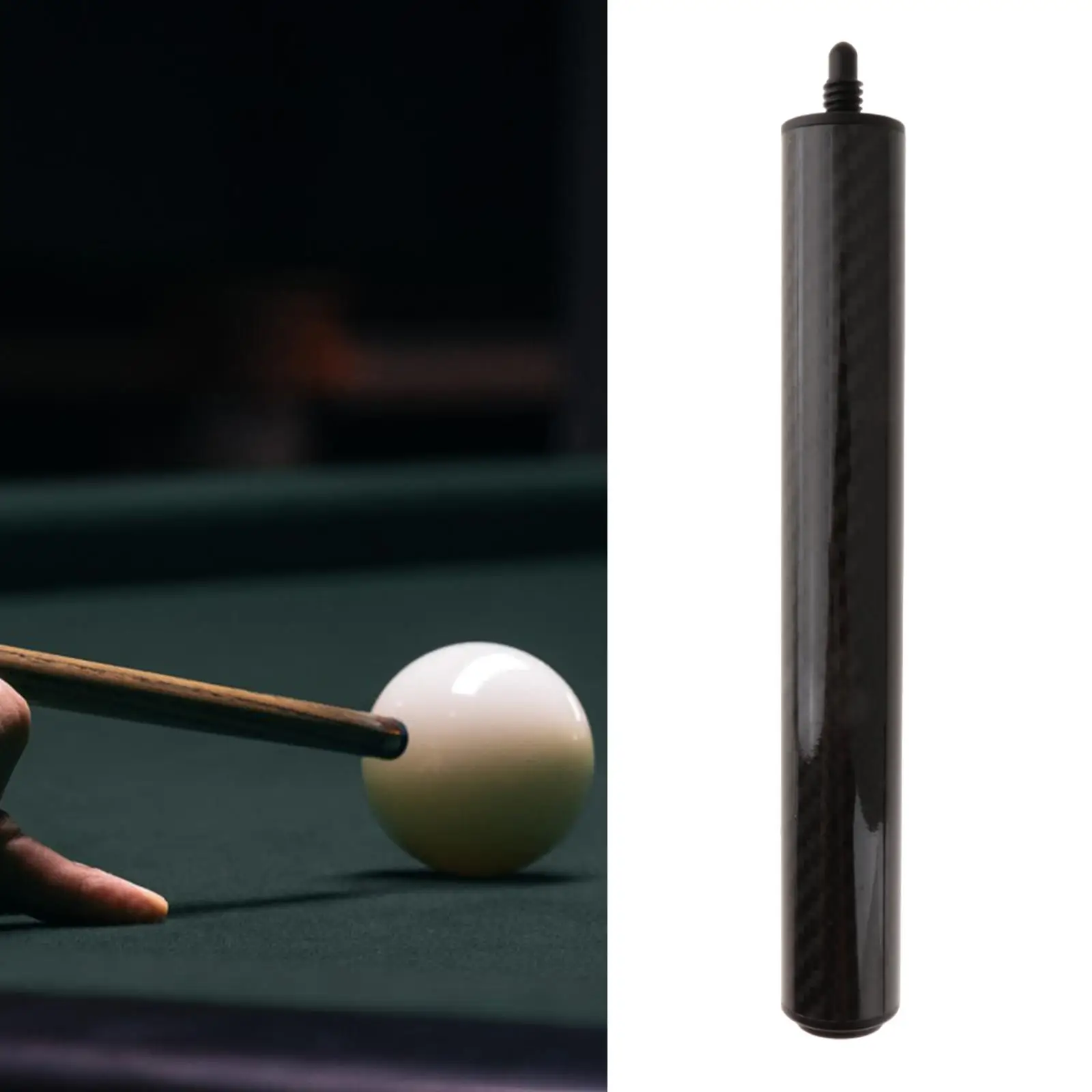 

Billiard Pool Extension Cue Joint Accessory for Lovers Athlete Beginners