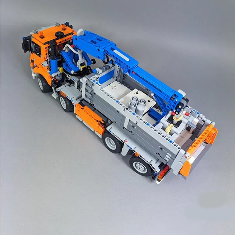 1858PCS 도시 엔지니어링 롤오프 트럭 모델 기술 빌딩 블록 크리 에이 티브 교육 어린이 장난감 선물 Moc-42128