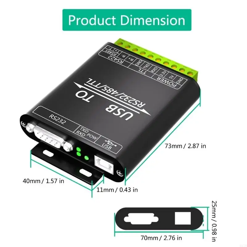 M17B Industrial Digital Digital Converter USB ตัวแปลงเป็น RS232 422 232 Converter