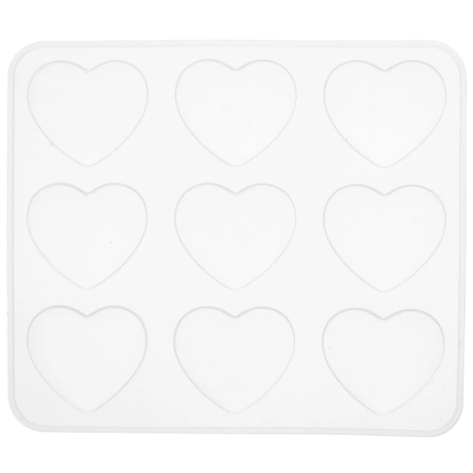 

9 Cavities Heart Shaped Silicone Mold Durable DIY Jewelry Making Resin Pendant Keychain Earring Mold Heart Molds Silicone