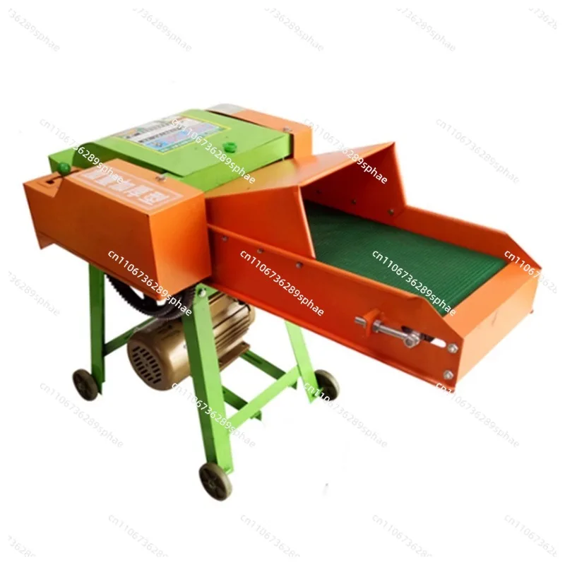 Guillotine machine Household dry and wet straw breeding Small silk kneading integrated grass cutting and grass crushing machine