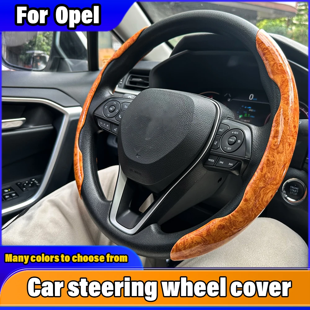 

Для Opel Mokka Combo Crossland X Insignia Astra opc Adams Vectra Vivaro Corsa Meriva Tigra автомобильный чехол на руль аксессуары