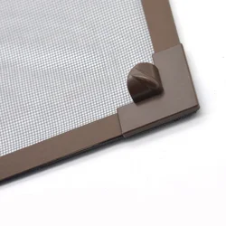Mosquito Screen Window, Soft Magnetic Frame Magnetic Screen Acessórios para PVC Component Windows, Adhesive Backed,DIY