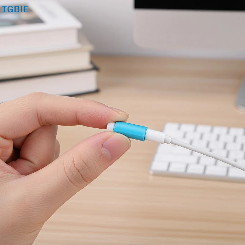 [TL]【TL】30pcs Data Cable Protectors, Charger Safety Clips, Anti-Bend And Bite-Resistant Charging Cable Covers