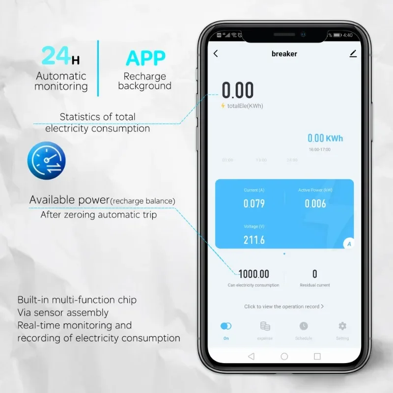 WIFI 누전 차단기 ST463JWT 4P 부품
