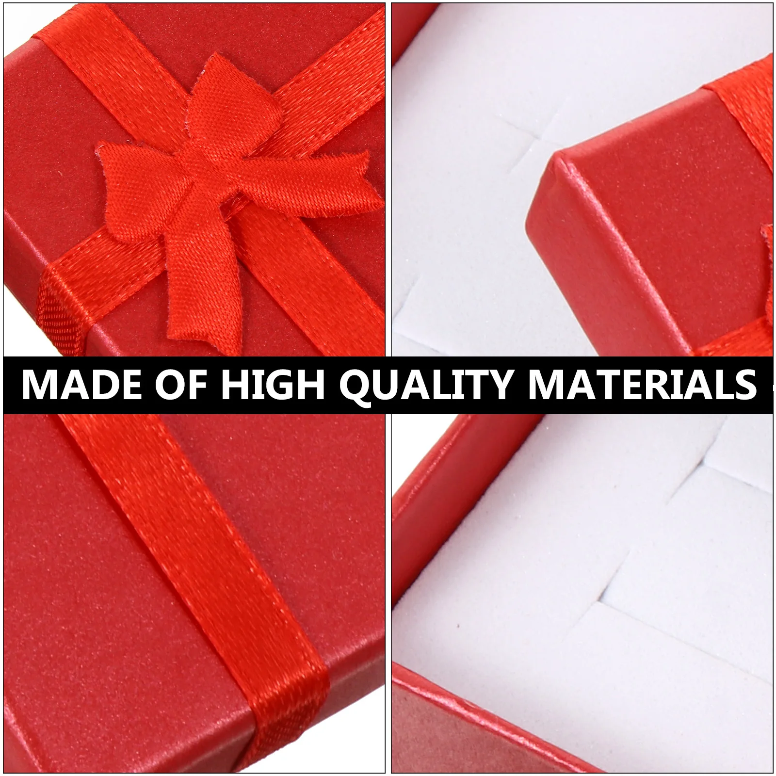 

6Pcs Gift Packaging Box Elegant Ribbon Jewelry Container for Kids Birthday Wedding Baby Shower Holiday Anniversary Surprise