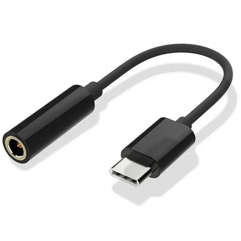 USB C to 3.5ヘッドフォンジャックケーブルアダプター、タイプ3.1オスポート、ステレオ、メス、ヘッドフォンアダプター