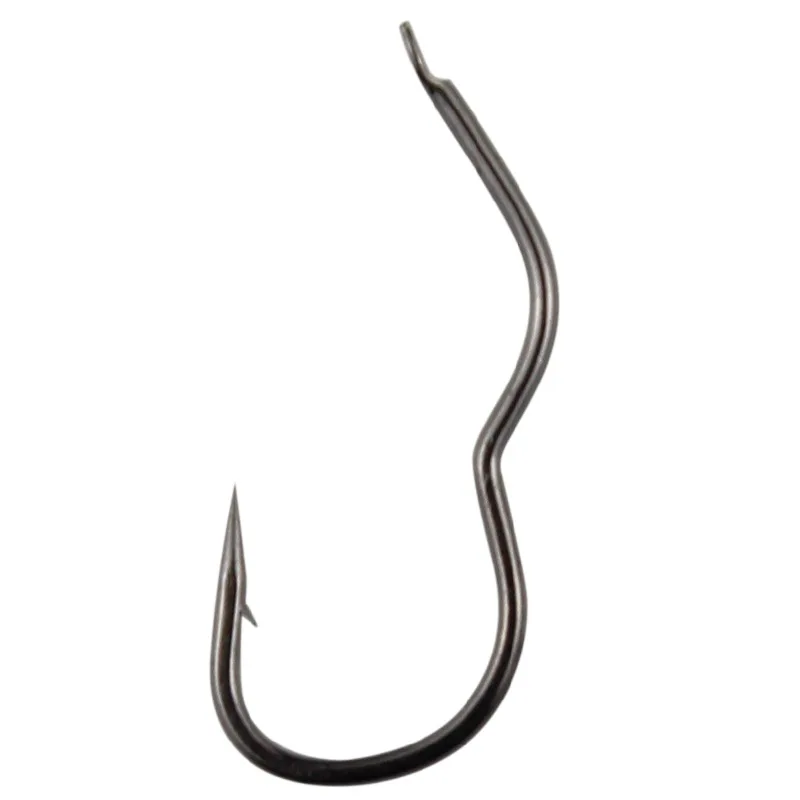 

Automatic Flip Fishhook High Carbon Steel Curved Handle 3-Bend Barbed Anti-Slip Crucian Carp Hook for River Lake Fishing-Bulk