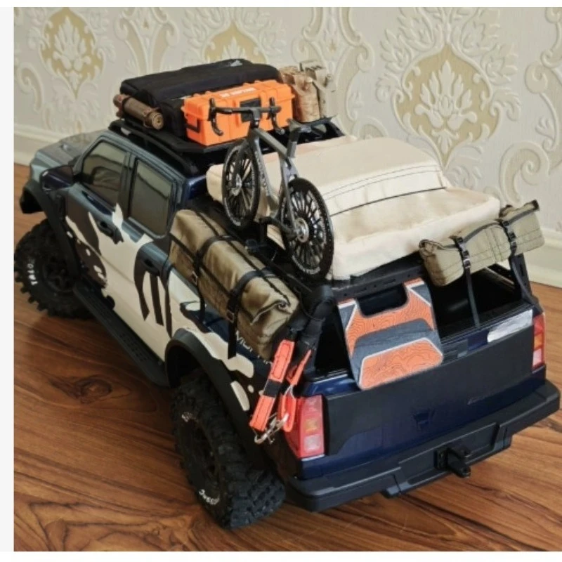 Full Set Scale Dress-Up Parts for CROSSRC EMO X7 1/8 RC Rock Crawler, Realistic Simulation Decoration Accessories Upgrade Kit