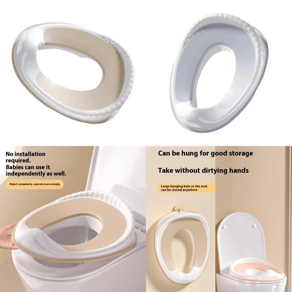 

J2HD Soft Practical Potty Training Slip Resistant Design Easy to Clean Ergonomic Kids Toilet Cover