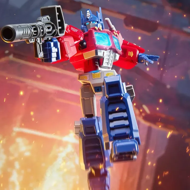 Blokees Transformers Shining Version 5 Blind Box Optimus Prime Megatron Action Figure Collectible Model Toy Decor Birthday Gift view 2