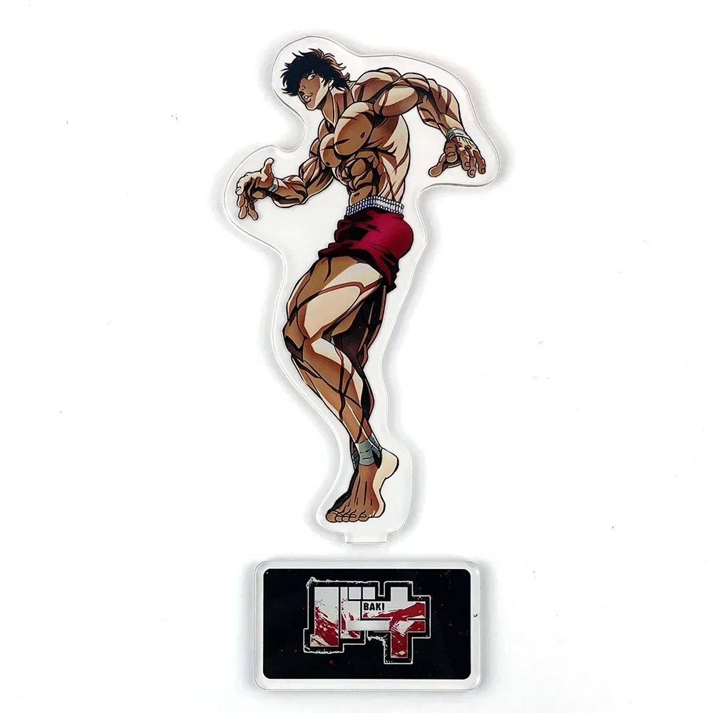 hanma baki GM acrylic stand figure model plate holder cake topper anime