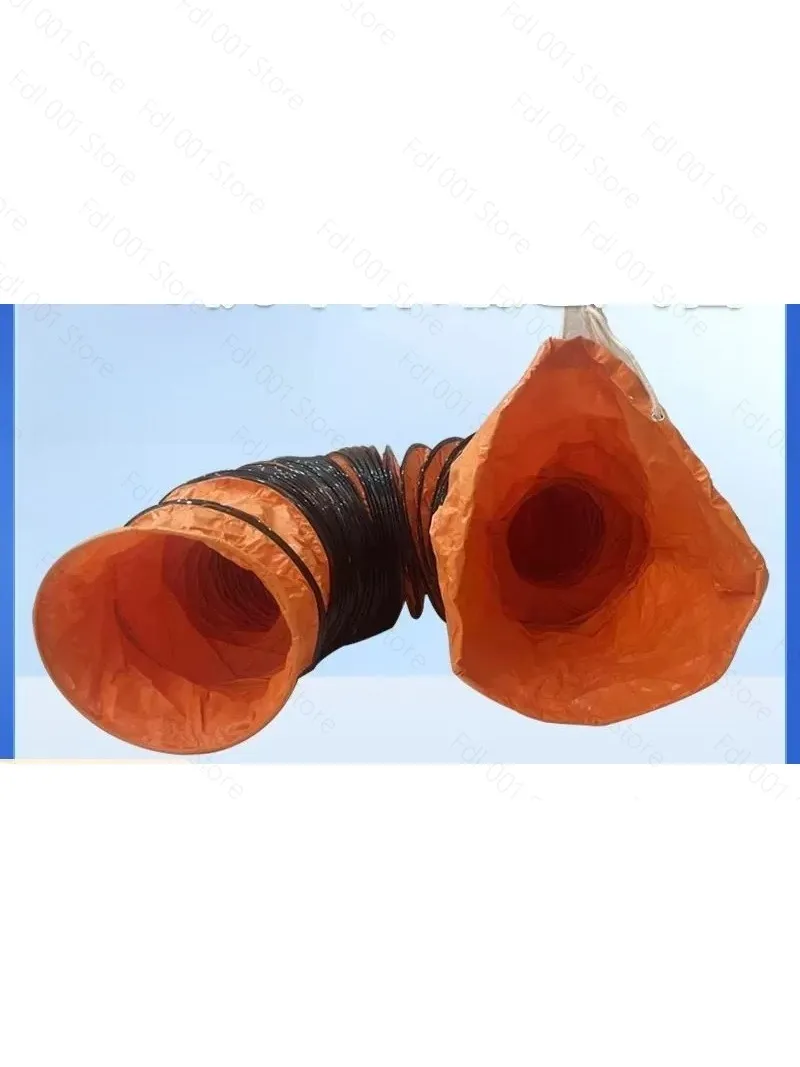 Ventilation pipe Portable and convenient mine breeding Ventilation and exhaust telescopic pvc spiral, canvas telescopic pipe