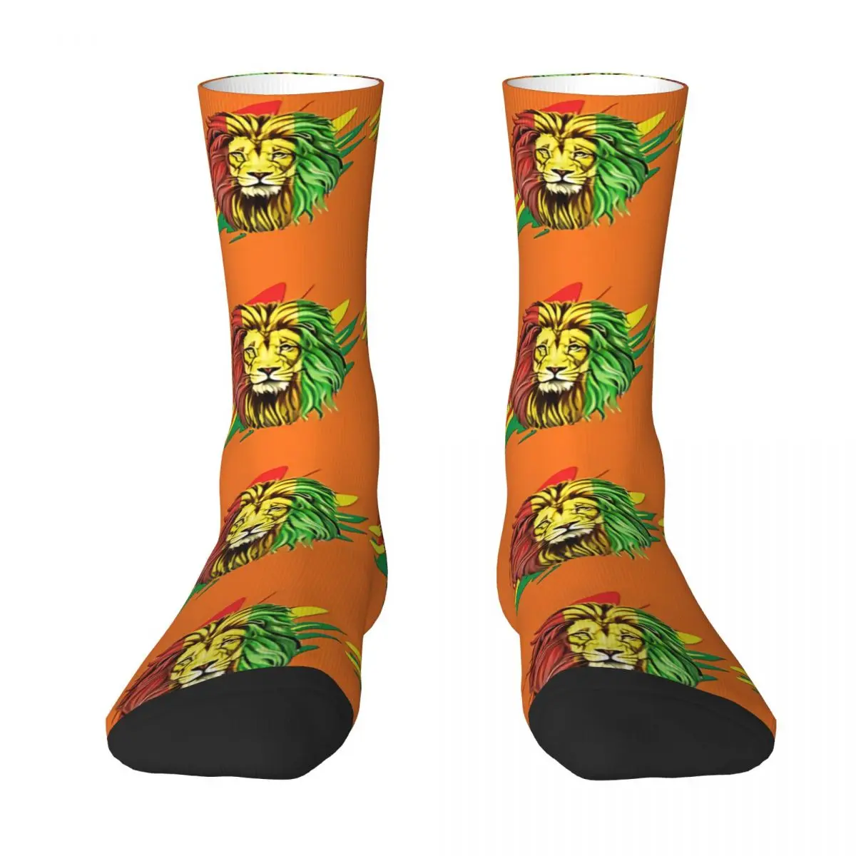 Art Rasta Lion Of Judah Rastafari Unisex Winter Socks Hiking Happy Socks Street Style Crazy Sock