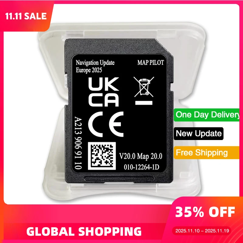 

Map Poilt Version A213 V20 Europe Sat Nav Software syetem W205 SD Card for Mercedes GLC C E V X-class Car Free Anti Fog Flim