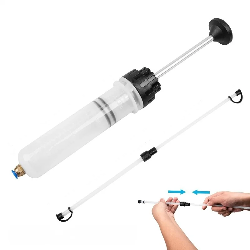 200cc 500cc Fuel Transfer Filling Syringe Injecting Pump Manual Suction Vacuum Brake Liquid Car Oil Fluid Extractor